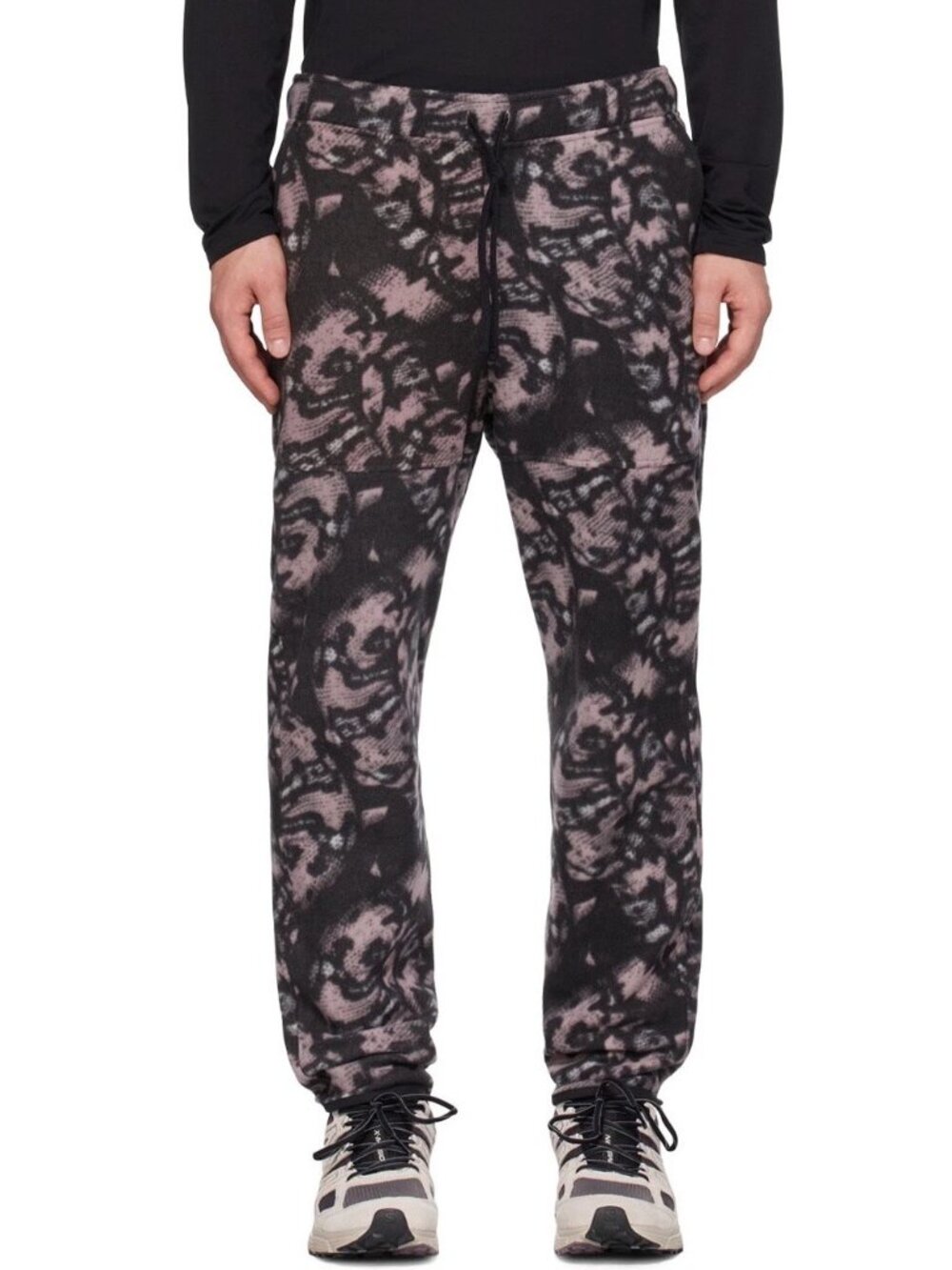 The North Face Alpine Polartec 100 Pants Fawn Grey Snake Print Men's Size M